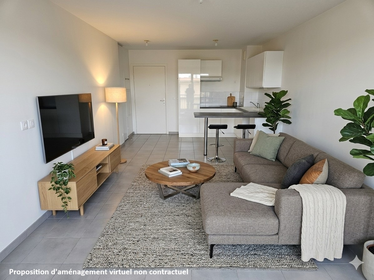 Mérignac – DPE C – Appart T2, 1 chambre et 2 places de parking couvertes et sécurisée